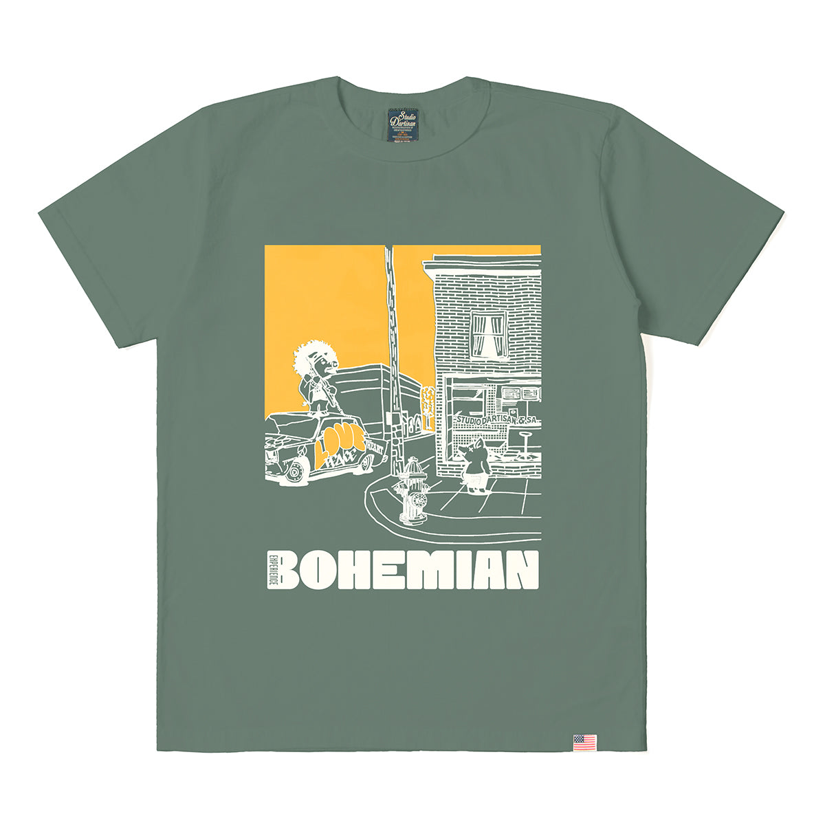 USAコットンプリントTシャツ【8234B】