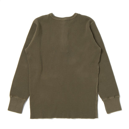 ヘビーサーマルヘンリー長袖Ｔシャツ【9937】