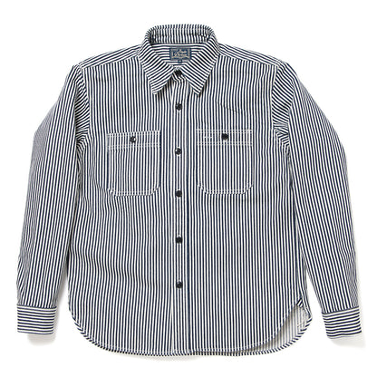 14ozヒッコリーワークシャツ【D5335H】