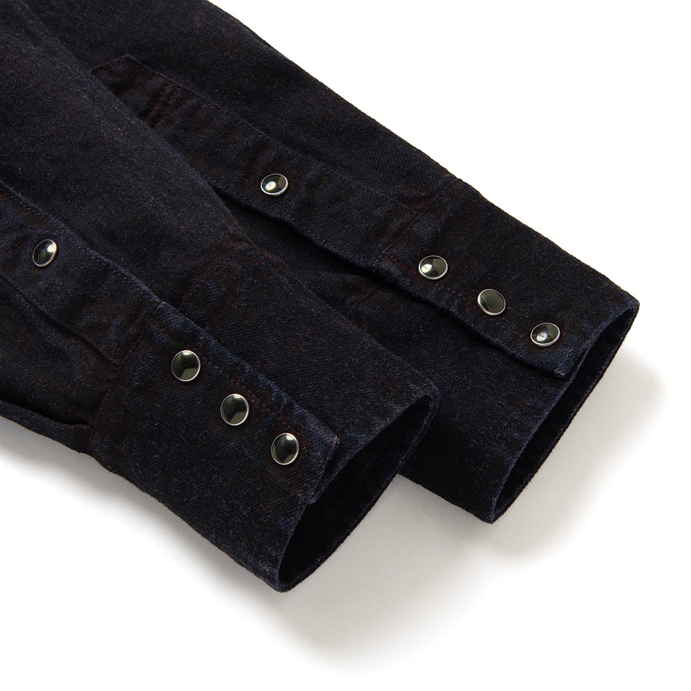 ベンガラ染めデニムウエスタンシャツ【D5727】 – STUDIO D'ARTISAN