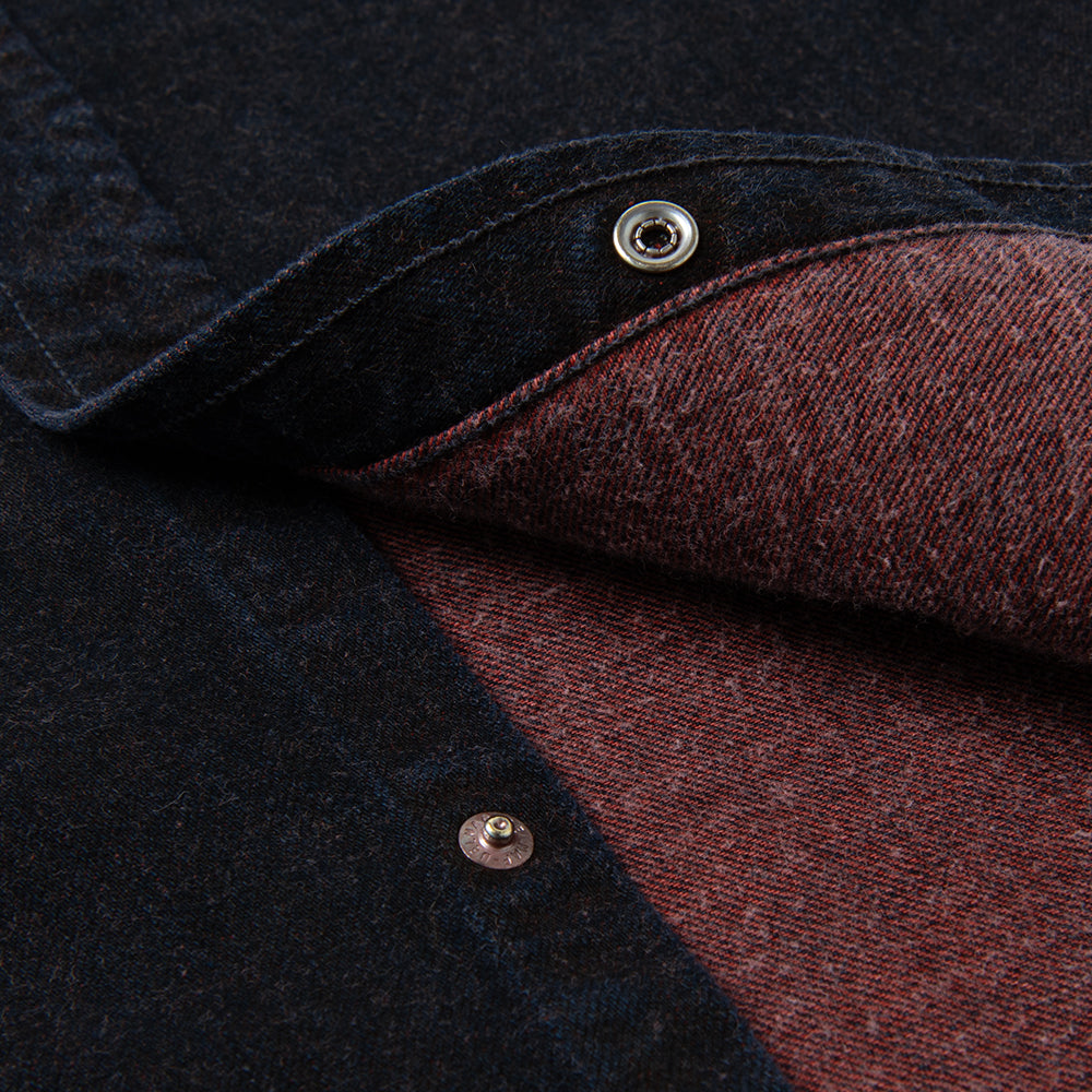 ベンガラ染めデニムウエスタンシャツ【D5727】 – STUDIO D'ARTISAN