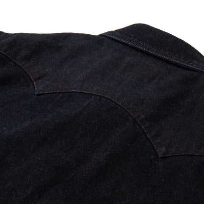 ベンガラ染めデニムウエスタンシャツ【D5727】