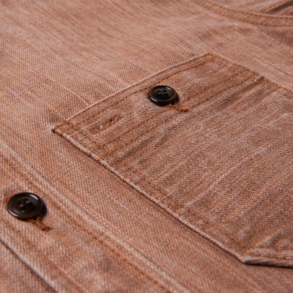 柿渋デニムシャツ【D5732】 – STUDIO D'ARTISAN ONLINE STORE