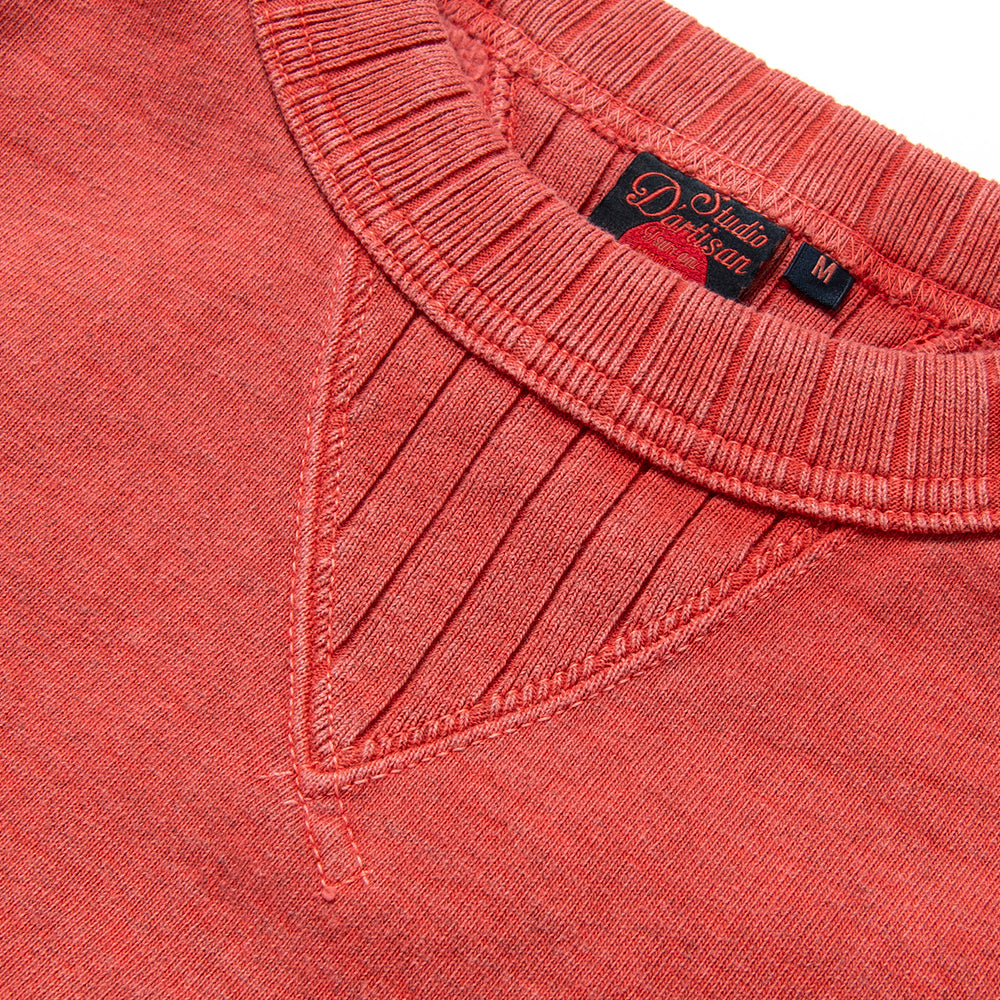 ベンガラ染め吊り編みスウェット【8188D】