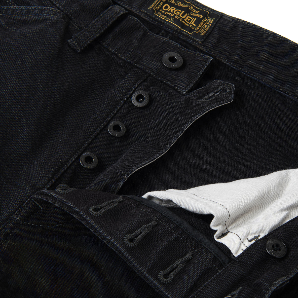 Sulfur Black Work Pants【OR-1137】