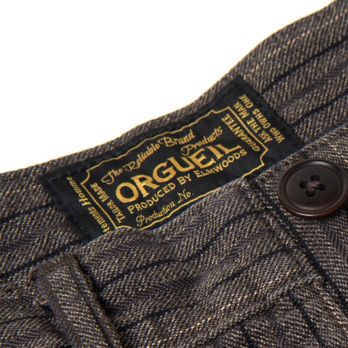 Garment-Dyed Stripe Trousers【OR-1138】