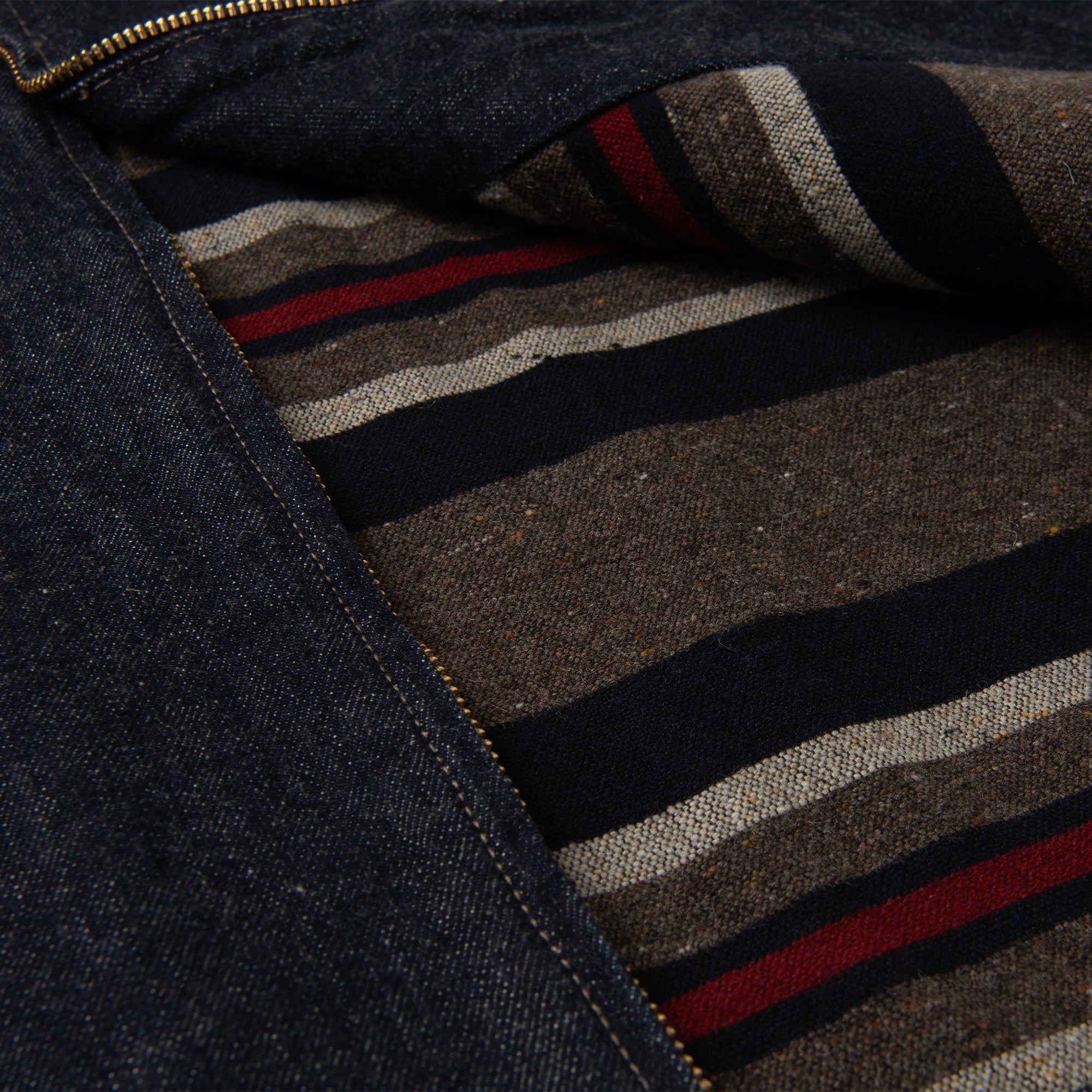 Tailor Denim Blanket Zip Jacket【OR-402L】 – STUDIO D'ARTISAN