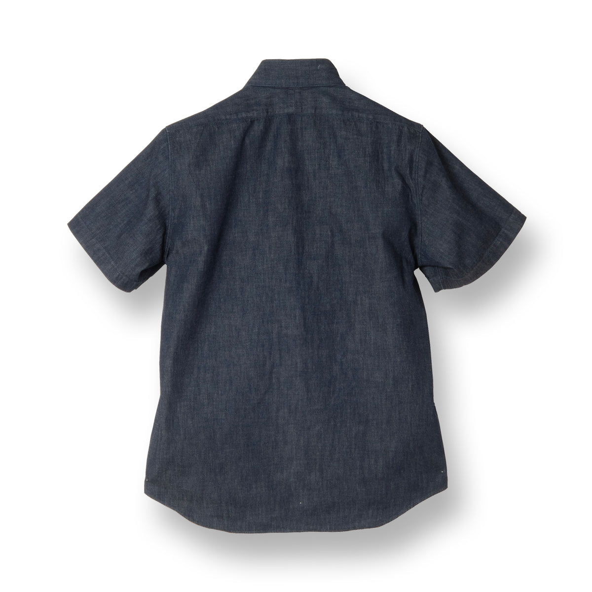 Denim Windsor Collar Short Sleeve Shirt【OR-5109S】