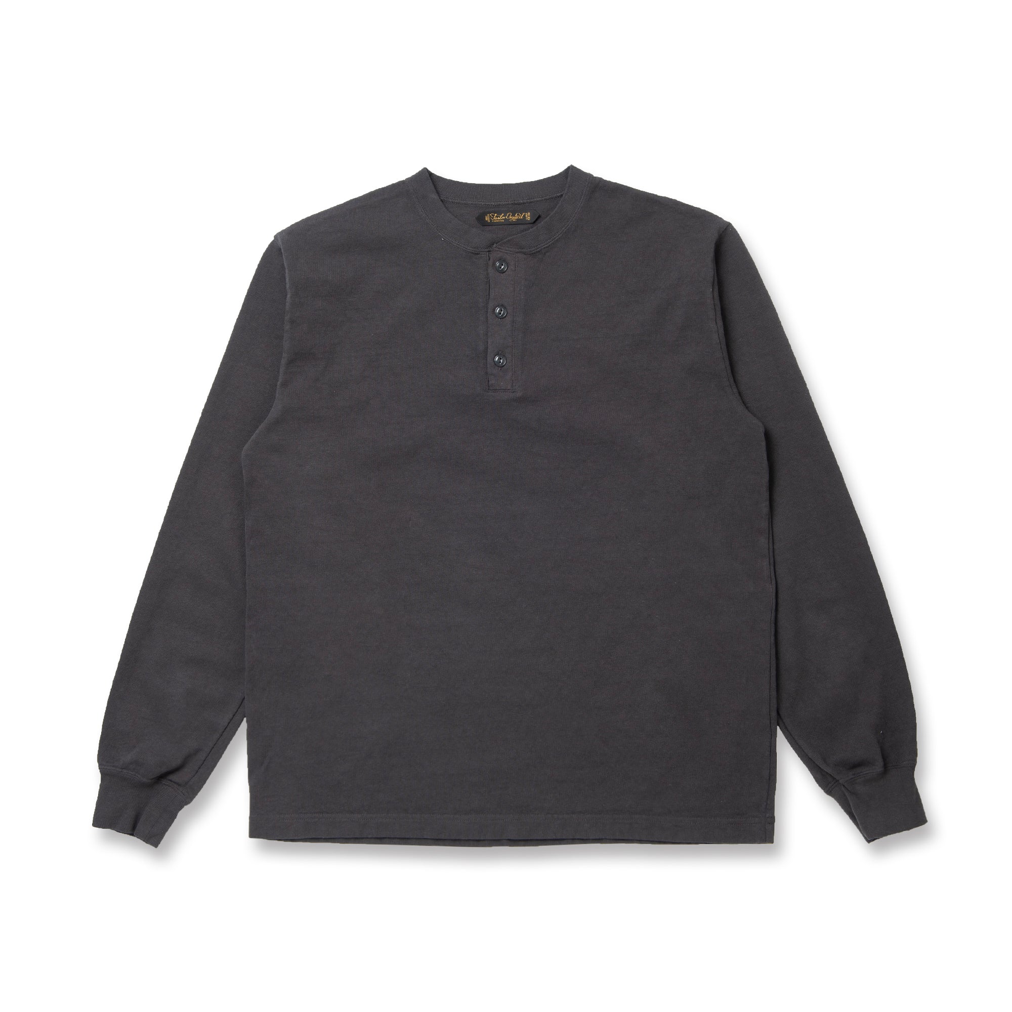 Henry Neck Long Sleeve T-shirt【OR-9116】